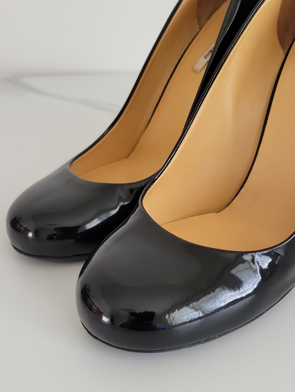 Miu Miu Black Patent High Heel Pumps - Picture 9 of 16